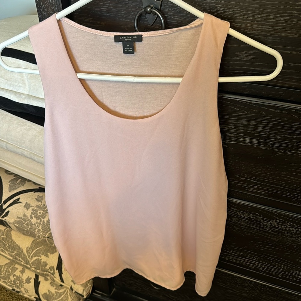 Like New Ann Taylor Tank Light Pink SP